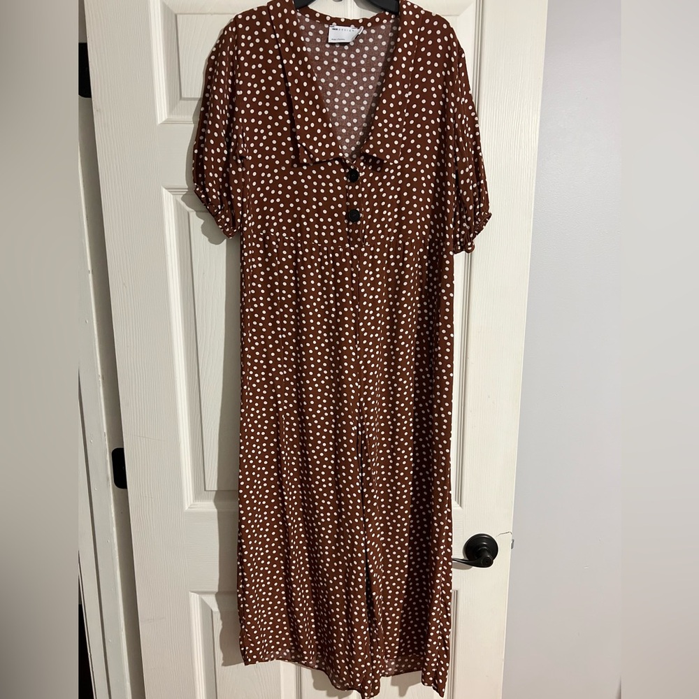 ASOS collar smock jumpsuit
